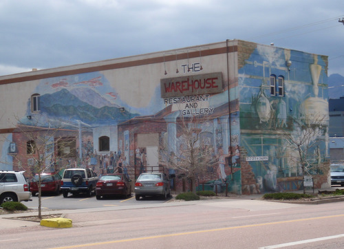 Mural, south downtown Colorado Springs.